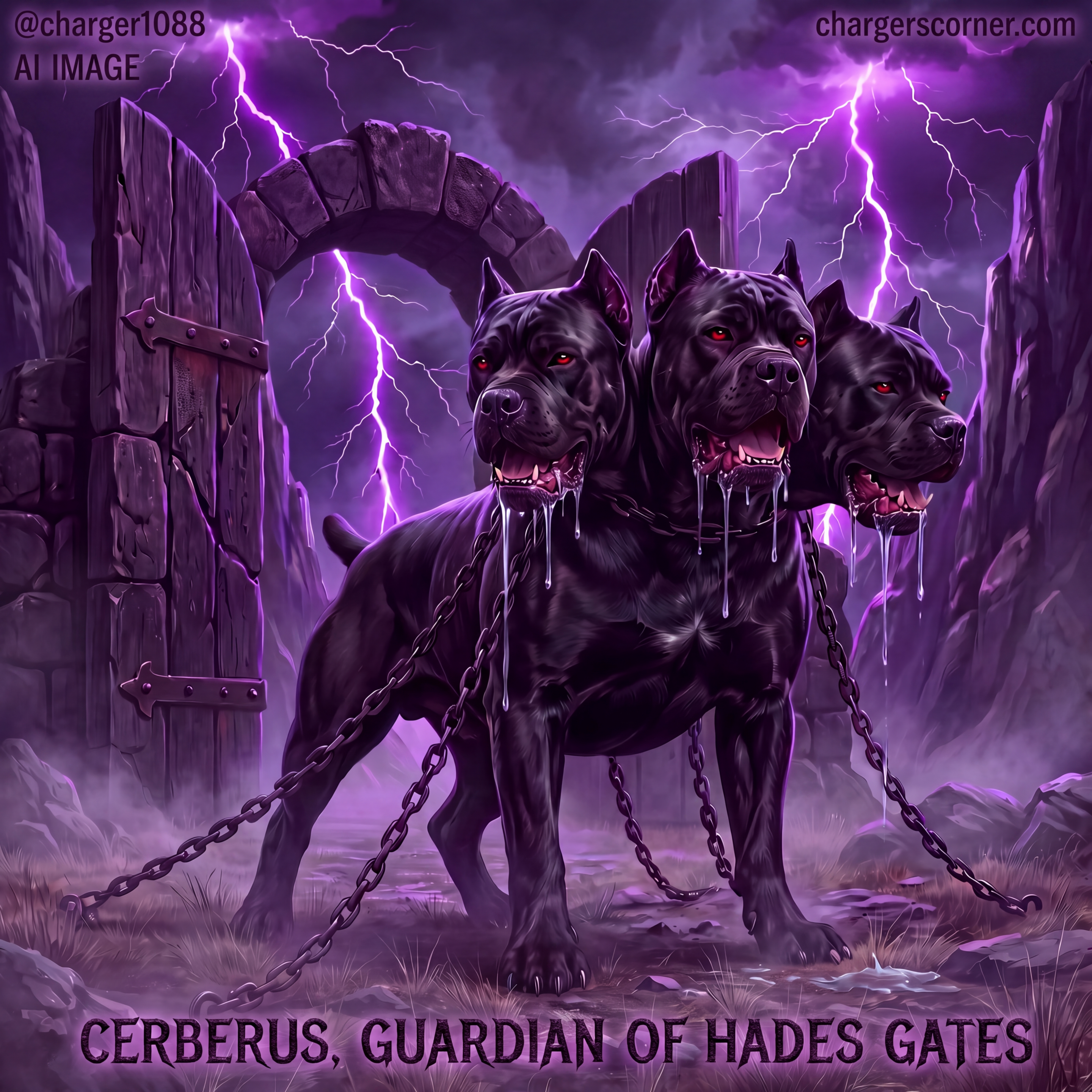 Cerberus, Guardian of Hades Gates